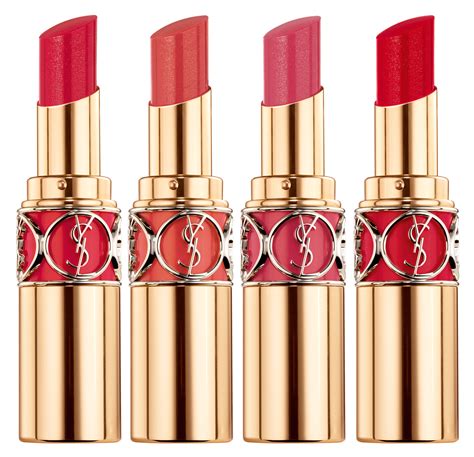 yves saint laurent rouge volupte shine in orange impertinent|ysl rouge volupté shine lipstick.